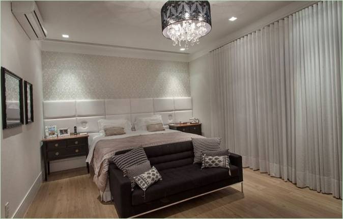 Villa brasiliana. Camera da letto