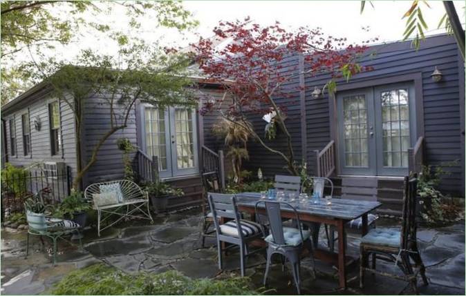 Gazebo design: l'illusione di una stanza