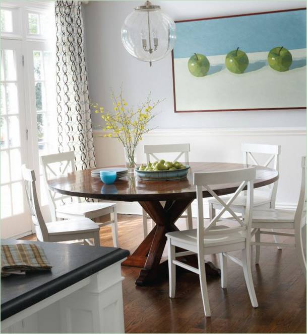 Dettagli di design per interni: set di sedie Dettagli di design per interni: credenza con sedia