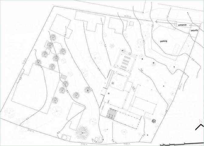 Schema della villa Wonderwall