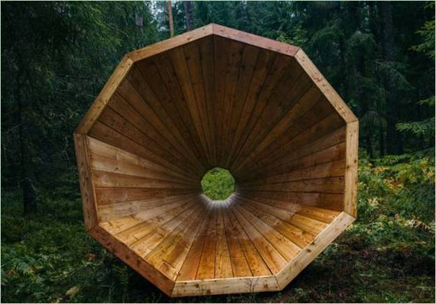 Un'insolita pergola in una foresta estone - foto 2 Un insolito gazebo in una foresta estone - foto 2