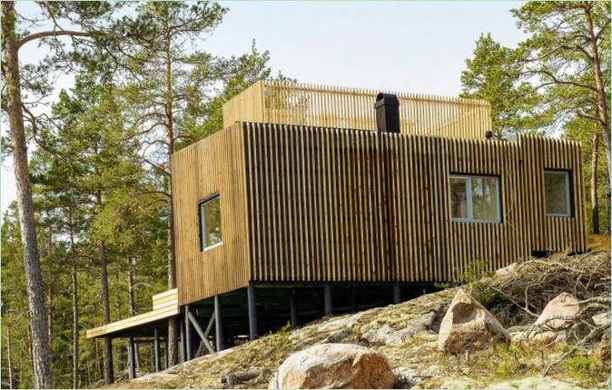 Case di vacanza nel bosco di Sandell Sandberg, Svezia