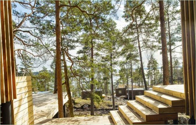 Cottage nel bosco di Sandell Sandberg, Svezia