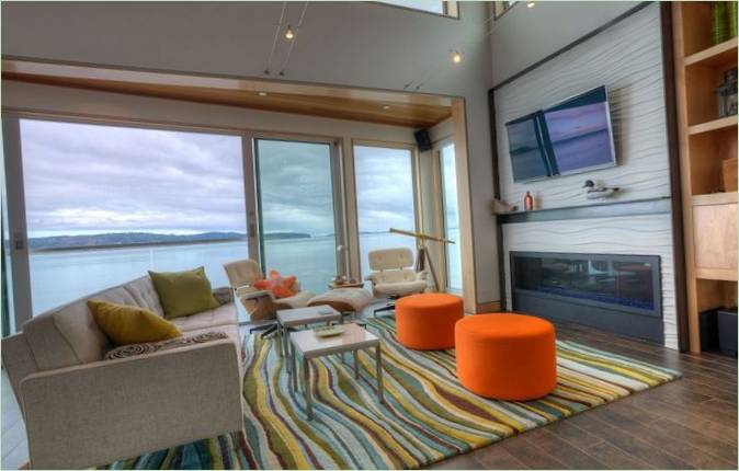 Il progetto della Tsunami House di Designs Northwest Architects a Camano Island