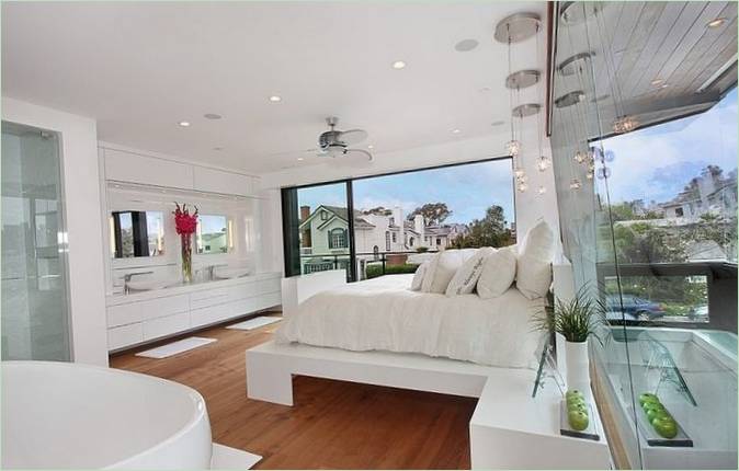 La camera da letto della 604 Acacia House Country House in California