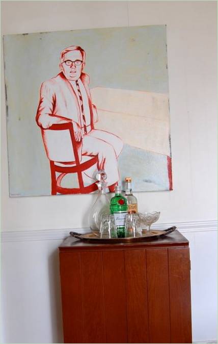 Pittura in una casa privata