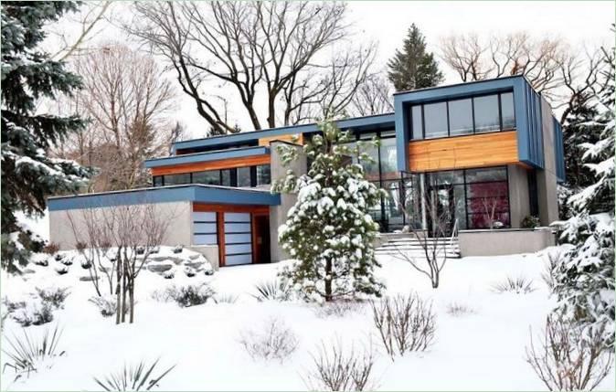 Design del condominio Thorncrest House in Canada