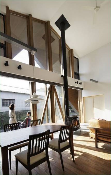 Finestre widescreen a Origami House