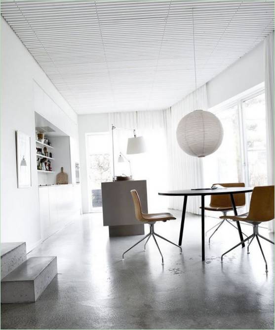 Design degli interni della villa Wienberg ad Aarhus, Danimarca