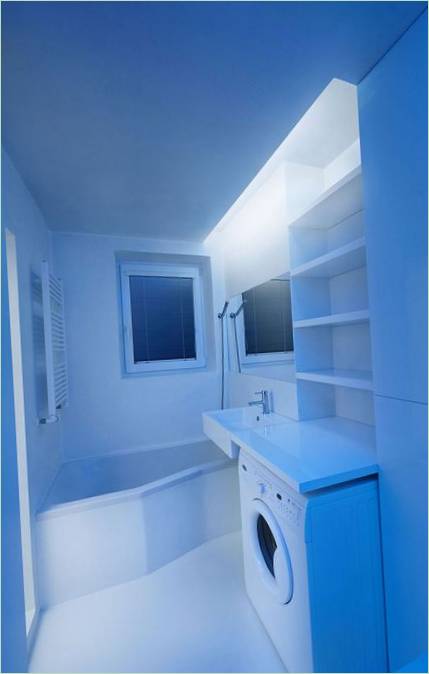Appartamento bianco interior design