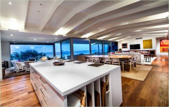 Progetto di cucina per una casa al mare in Australia