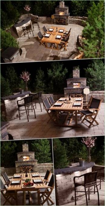 Mobili in legno per il barbecue. Foto: barkman concrete, houzz