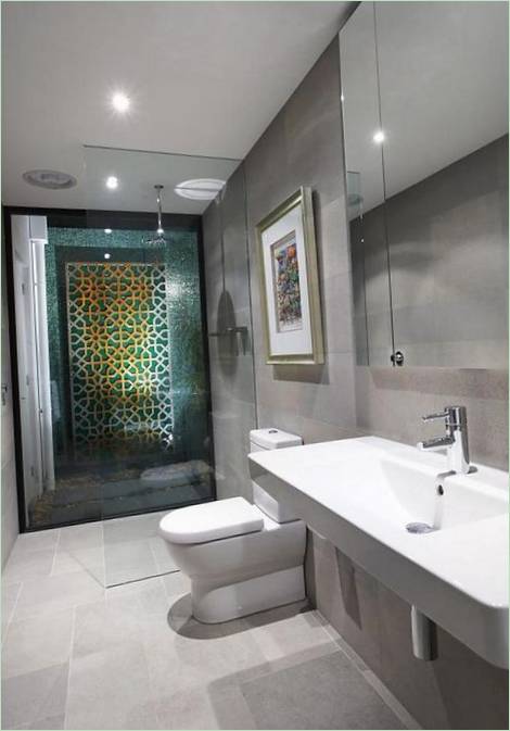 Design degli interni del bagno