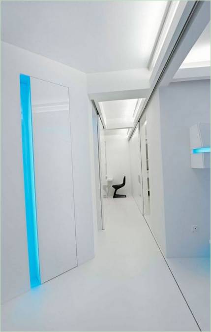 Appartamento bianco interior design