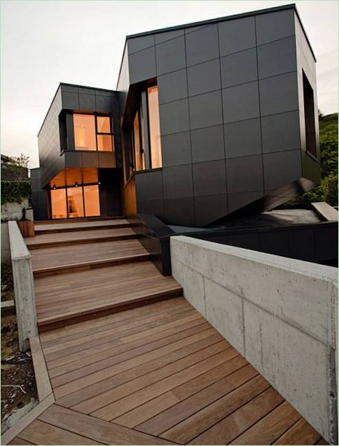 L'esterno della residenza Q House