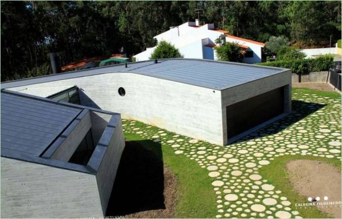 Facciata di una casa moderna Casa Sol in Portogallo