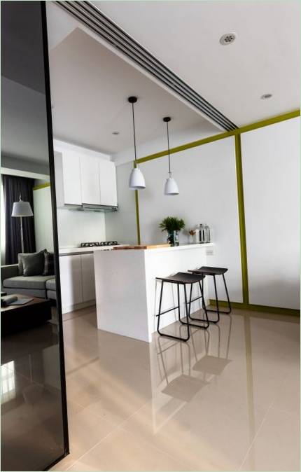 Zona cucina nell'appartamento
