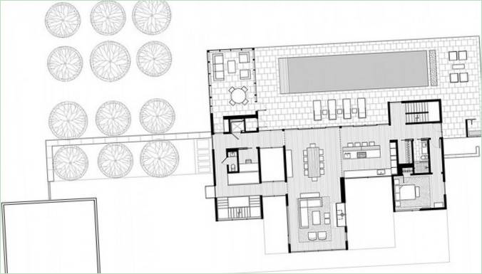 Residenza privata 4 Springs Lane diagramma schematico