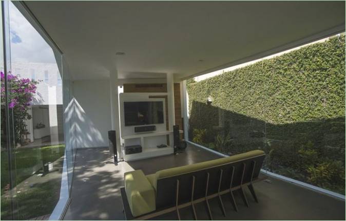 Terrazza in vetro di design in Messico