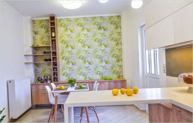 Un'atmosfera primaverile in sala da pranzo