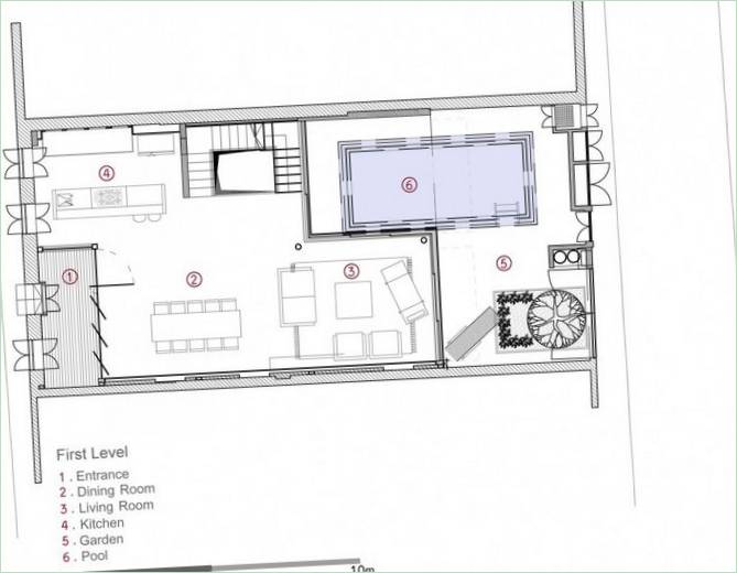 Schema della casa Mansion V