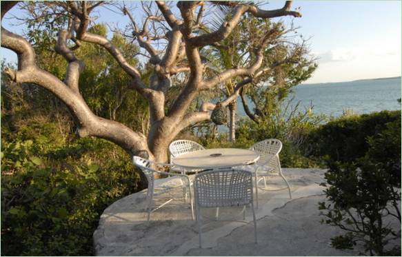 Area patio con vista sul mare