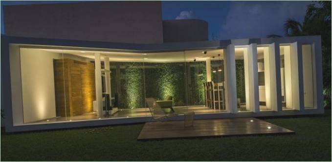 Terrazza in vetro di design in Messico