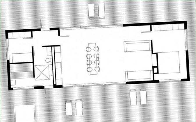 Il layout di Villa Wallin in Svezia