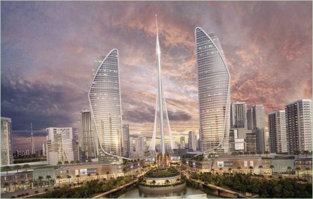 La torre più alta di Dubai La splendida torre più alta di Dubai