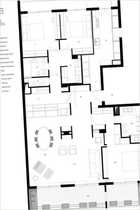 Progetto di residenza privata di Federico, Monte Carlo, Monaco
