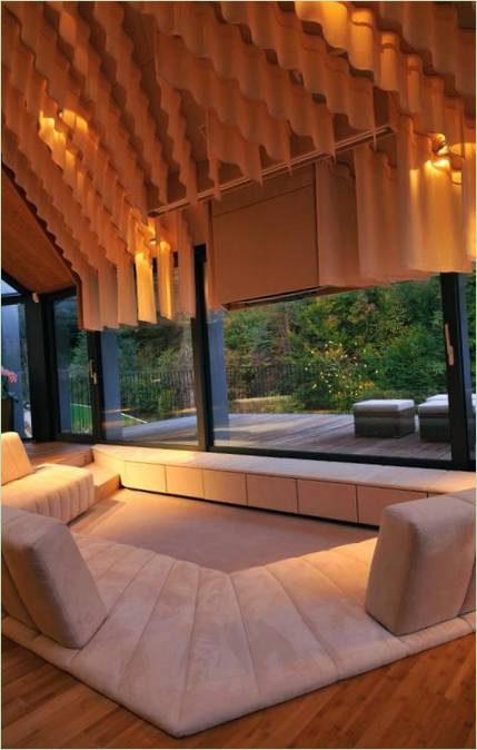 Design degli interni del soggiorno moderno