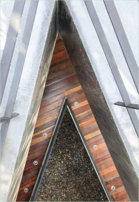 Dettagli del design architettonico della casa
