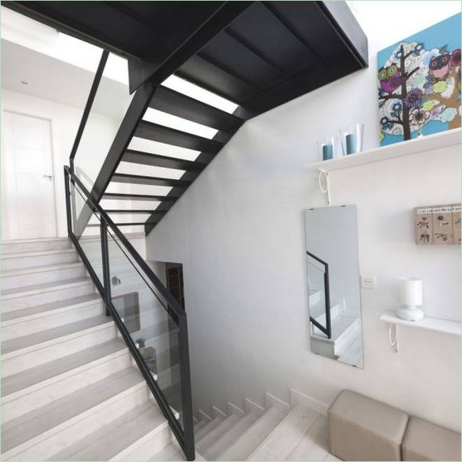 Scala in un interno di C&C HOUSE in Spagna