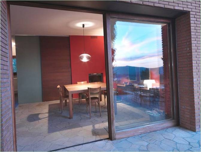 Porte scorrevoli sulla terrazza