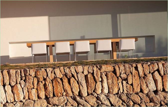Interno del cottage nelle Isole Baleari