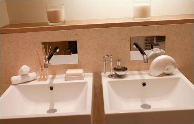 Design d'interni di lusso per il bagno