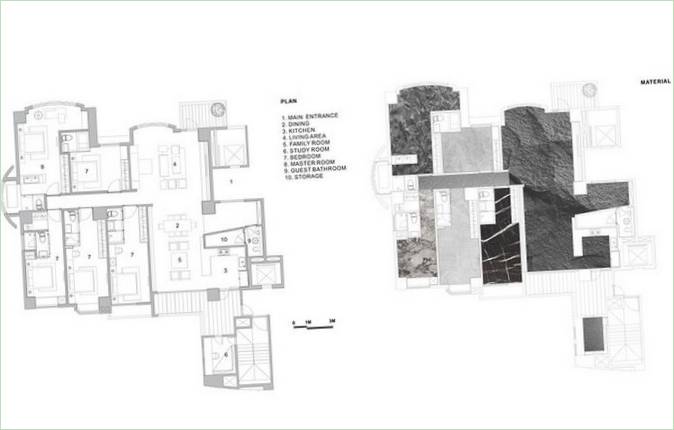 Casa in piano Black Serenity