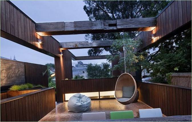 Terrazza di una fattoria in Australia