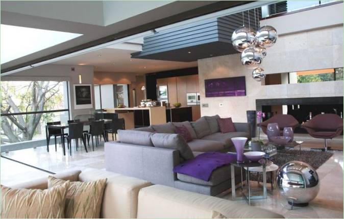 Interni di Eccleston Mansion progettati da Nico van der Meulen Architects in Sudafrica