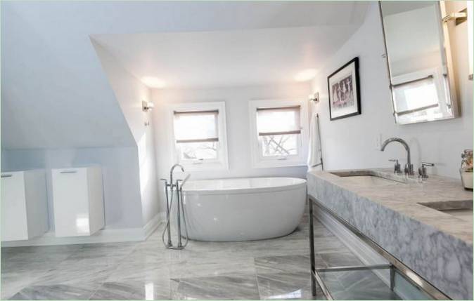 Design degli interni del bagno
