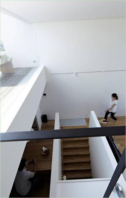 Soggiorno interior design Hiyoshi House