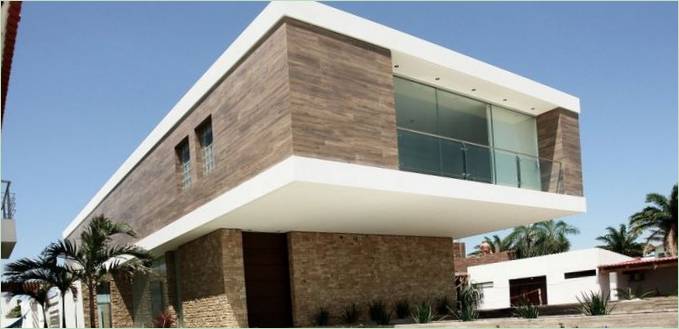 Architettura minimalista di campagna