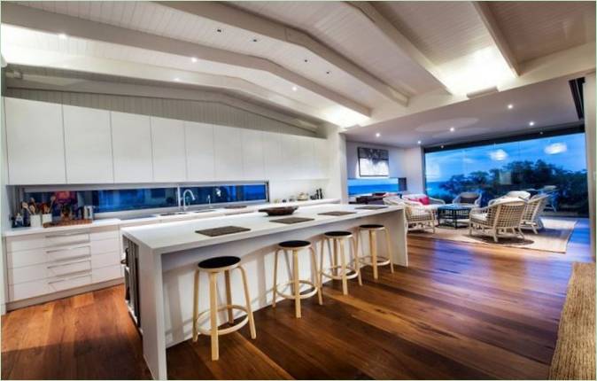 Progetto di cucina per una residenza sulla spiaggia in Australia