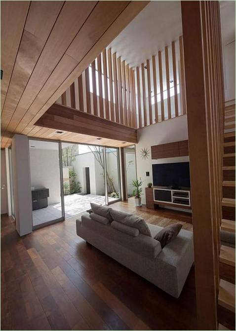 M4 salotto privato in legno