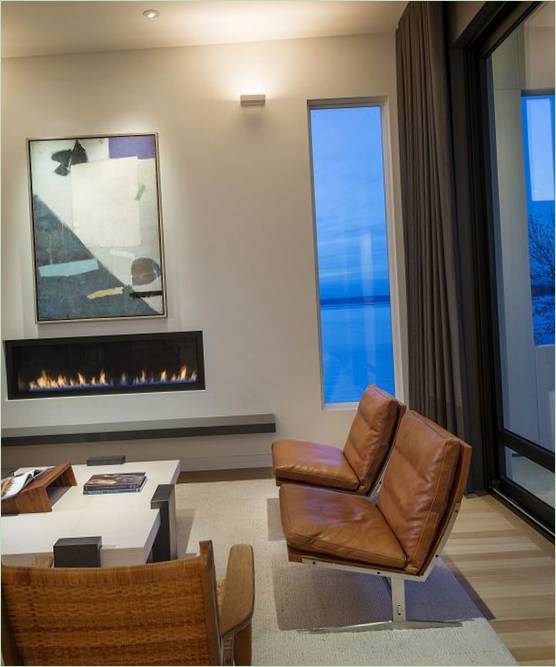 Design degli interni di una casa di campagna a Seattle, USA