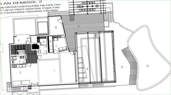 Disposizione della casa di zinco in Romania