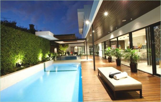 Balaclava Road Residence Pool Terrace in Australia