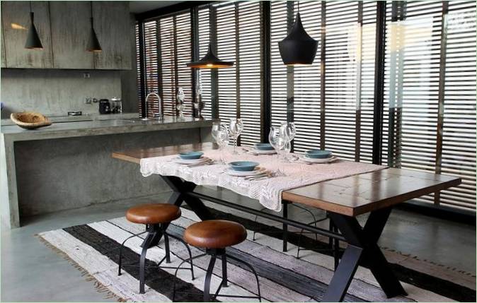 Tavolo da pranzo servito a Villa Casa do Pego
