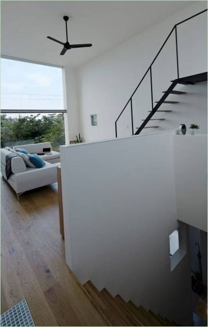 Progetto di interni per il soggiorno della casa Hiyoshi