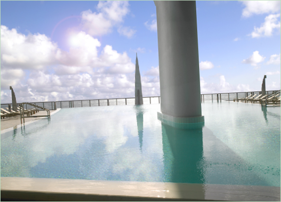 La piscina del Jade Ocean
